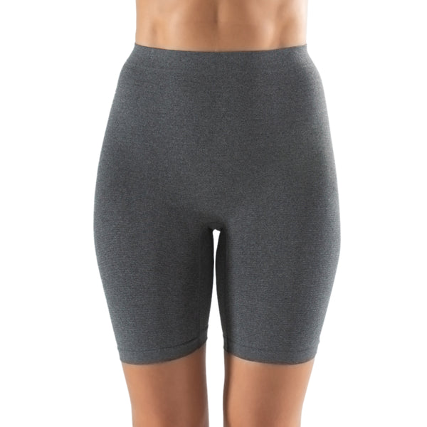 Mid Thigh Short - 2 Pack CHARCOAL HEATHER & BLACK