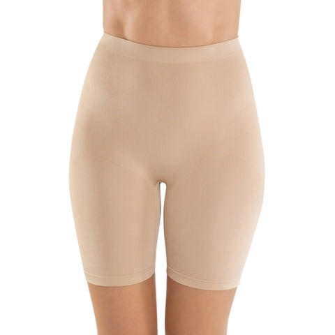 Mid Thigh Short - 2 Pack NUDE & BLACK