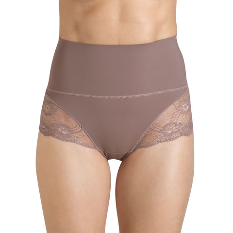 Control Band Brief with Lace Bottom - 2 Pack