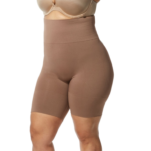 Seamless High-Waisted Thigh Shaper