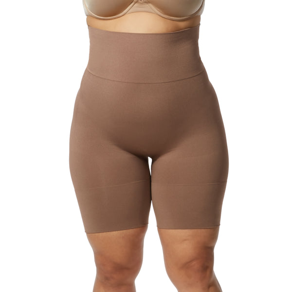 Seamless High-Waisted Thigh Shaper