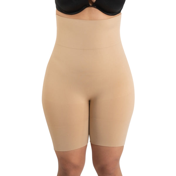 Seamless High-Waisted Thigh Shaper